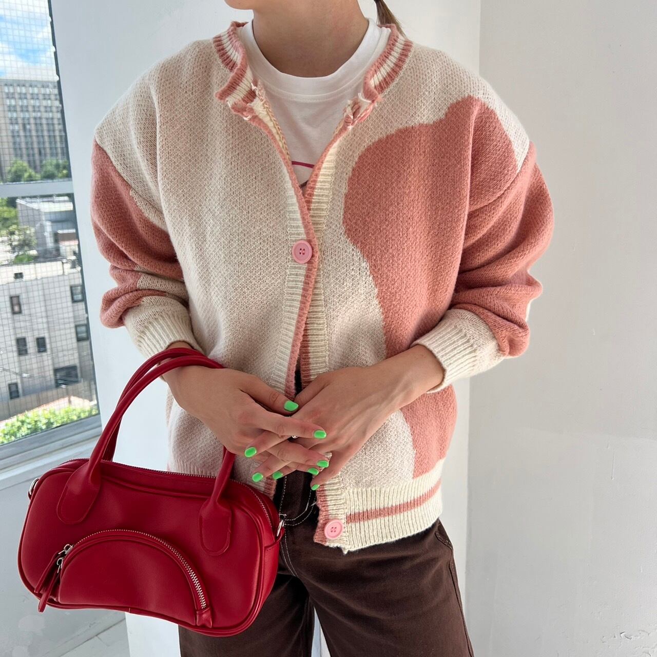 ニットカーディガン_LN01426