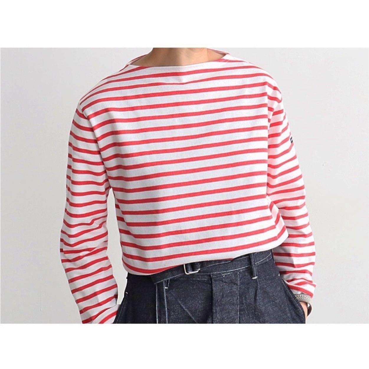 SAINT JAMES(セントジェームス) 『OUESSANT BORDER』Basque Shirt SS