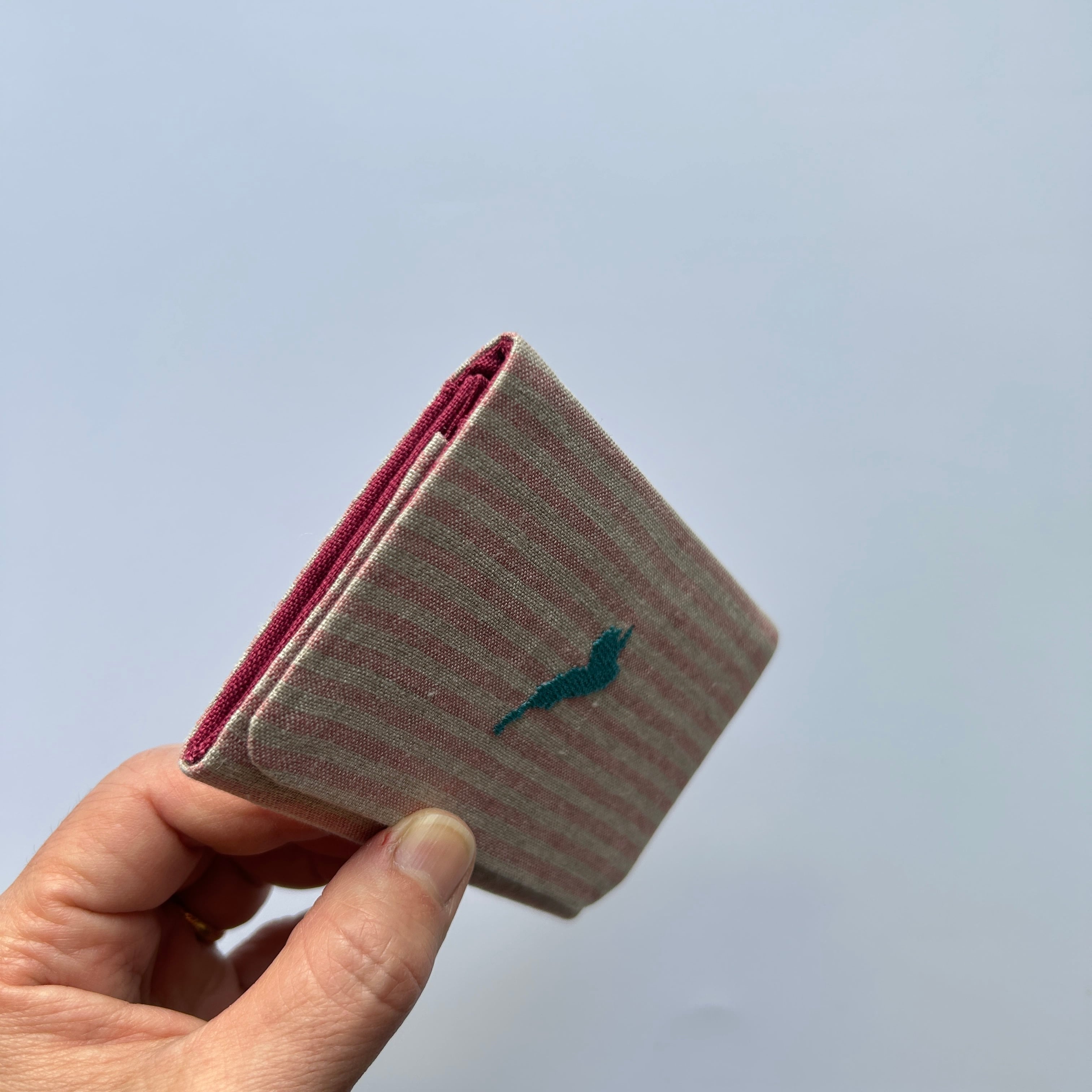 Omi-Jofu 【桜色】名刺入れ／びわ湖刺繍 | 近江上布伝統産業会館公式