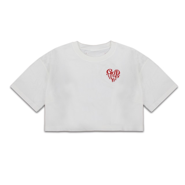 GOD LOVES YOU Cropped Tee
