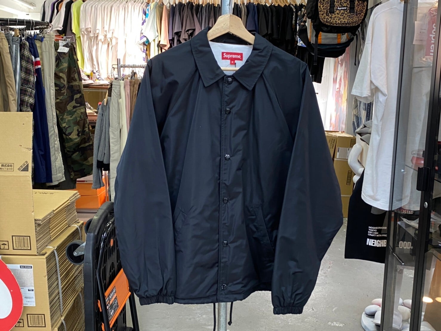 Supreme World Famous Coaches Jacket 黒S