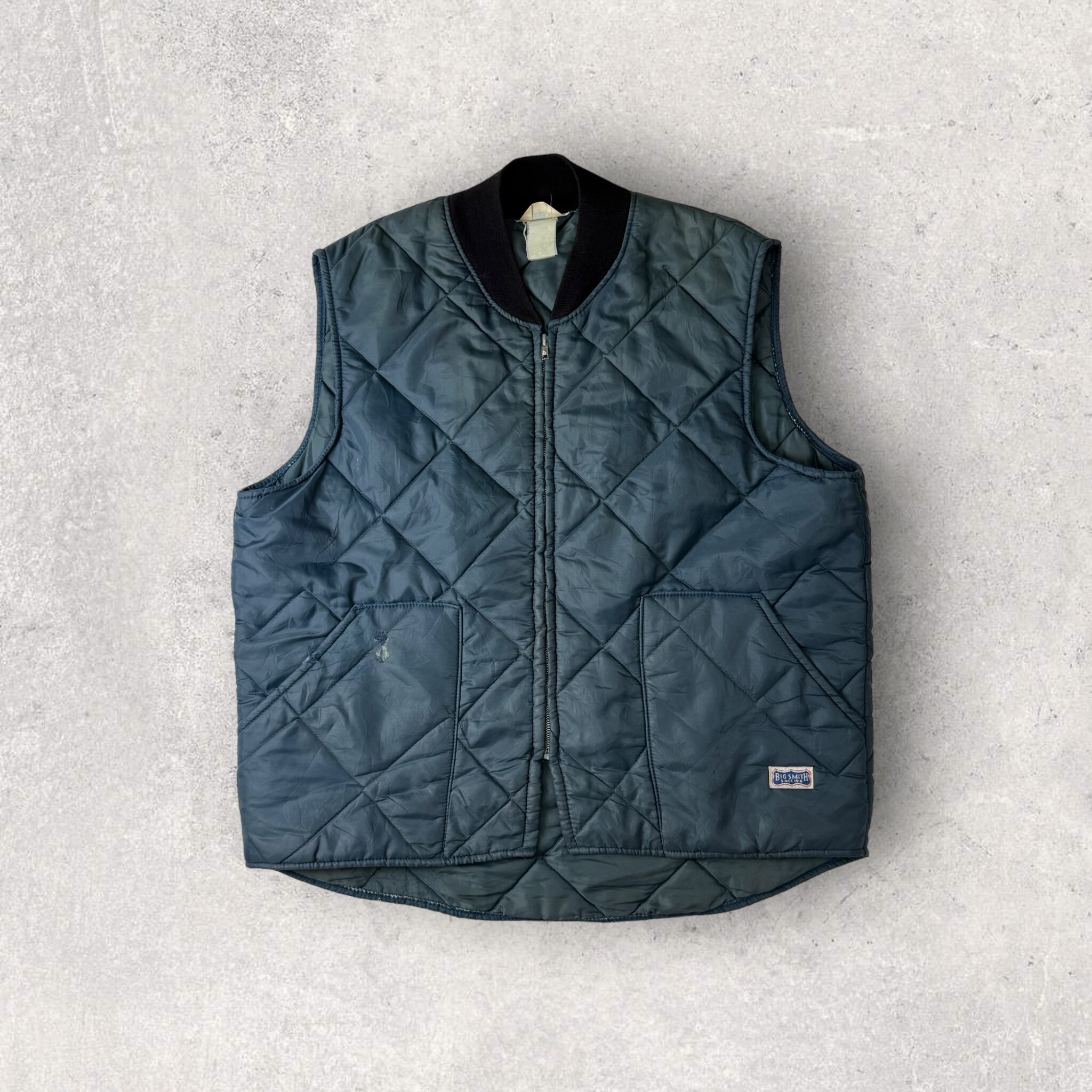 "80's BIG SMITH" quilting vest