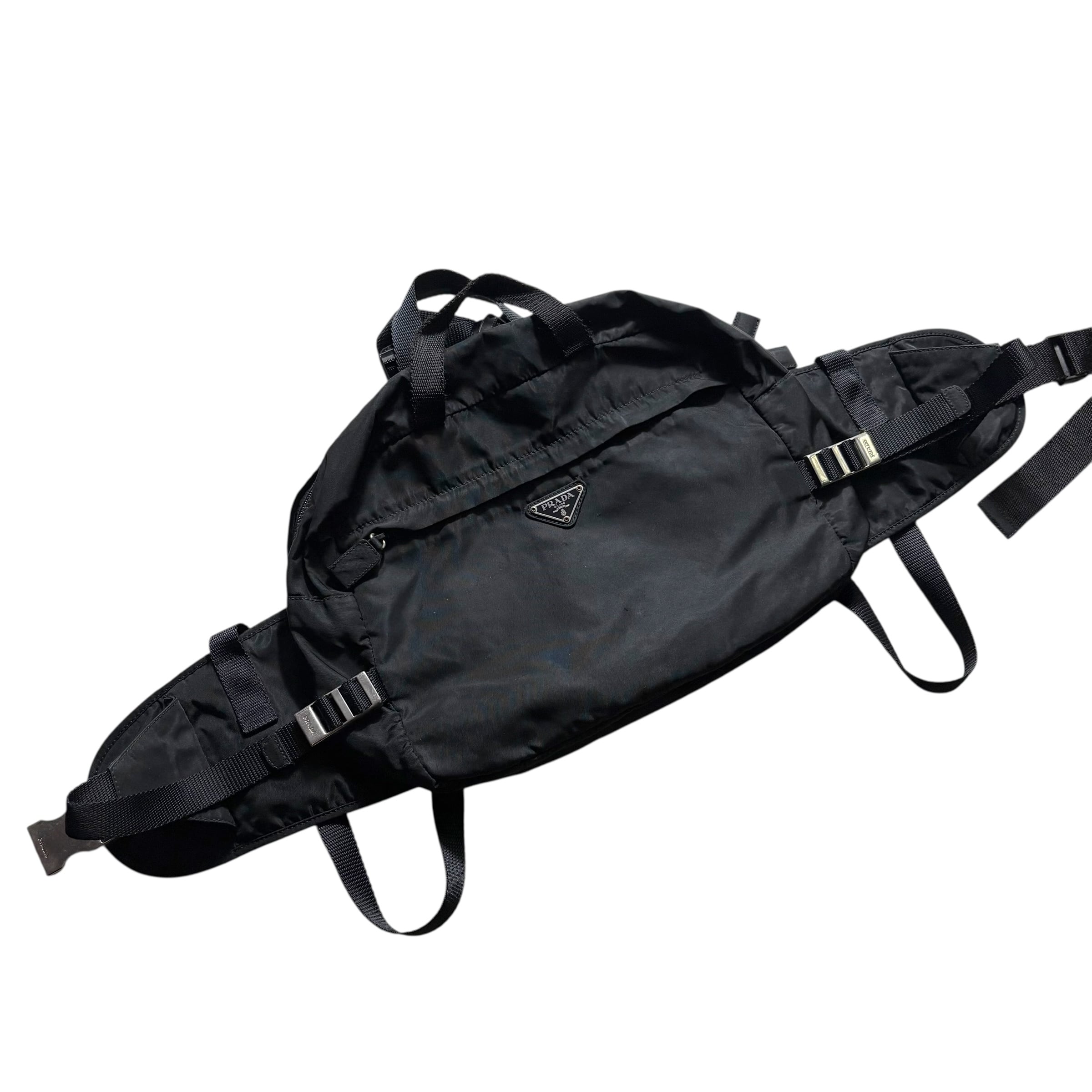 PRADA black nylon 3way bag | NOIR ONLINE
