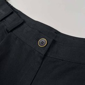 DAKS GOLF ダックス ゴルフ ツータック キュロット ショートパンツ サイズ LL /ブラック系/レディース