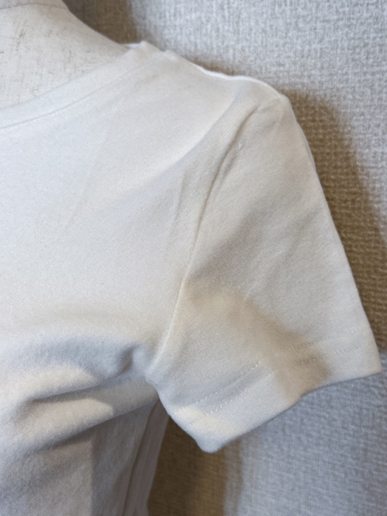 テディベア刺繍スリムTシャツ