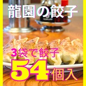 【冷凍送料込】龍園の餃子１８個入×３袋