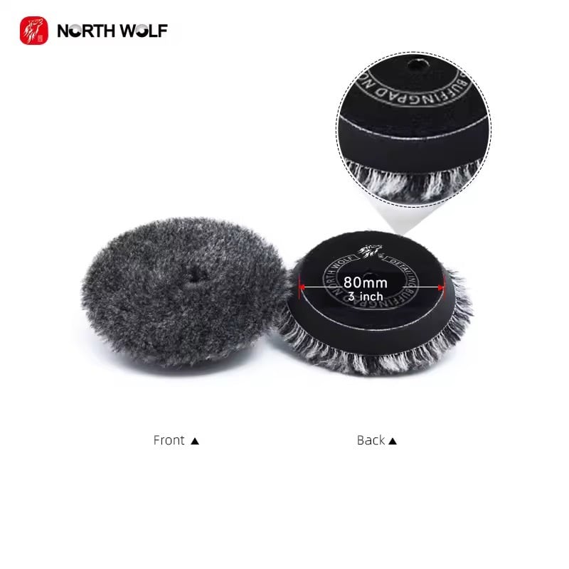 3インチ ロングウールバフ グレー North Wolf | 磨き専門店 Detail Base