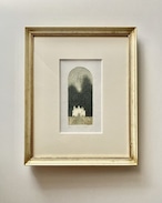 岩切裕子 IWAKIRI Yuko「夜に佇む」woodcut print with frame thumbnail 1