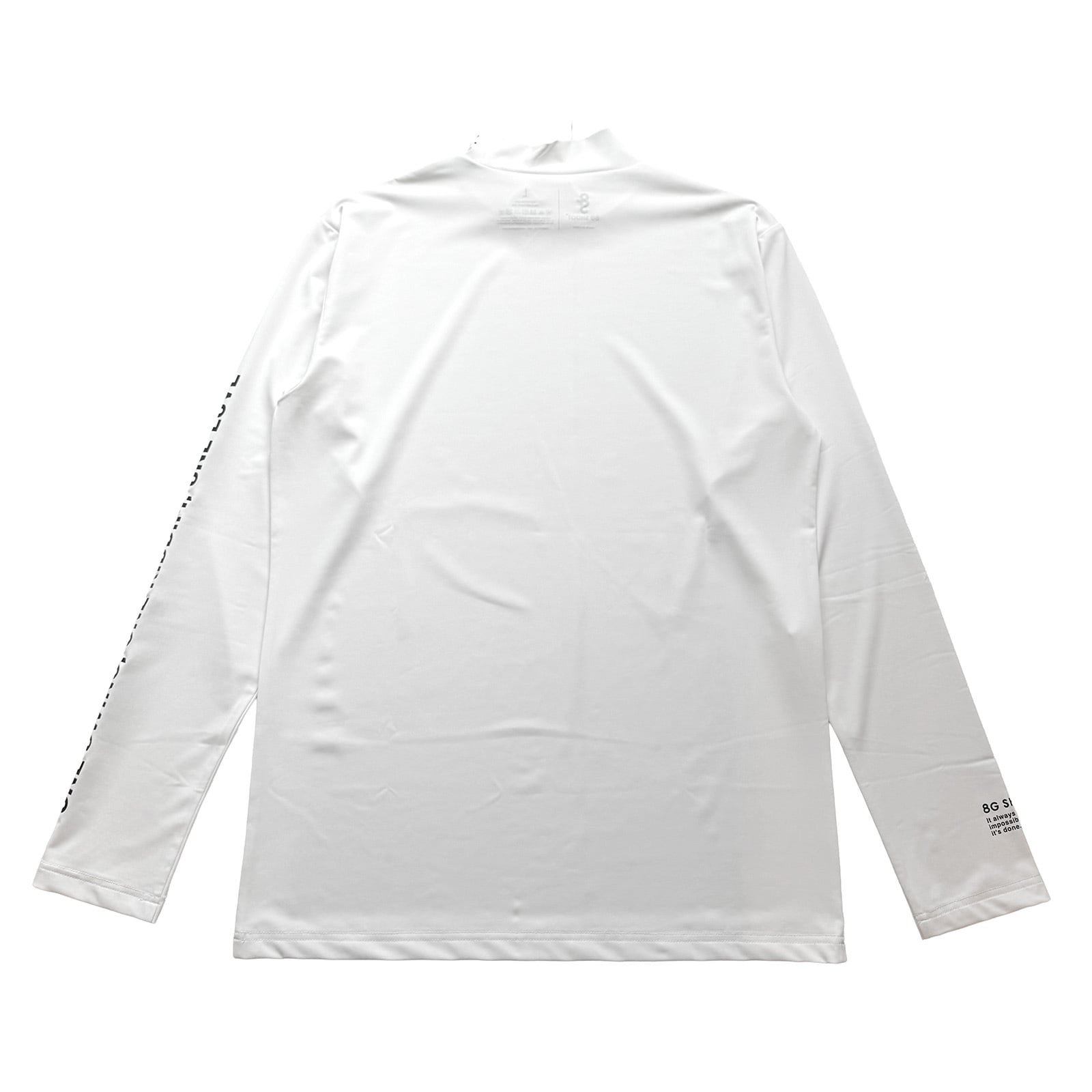 8G INNER MOCK NECK L/S TEE -WHITE- | 8G SHOOT WEBSTORE