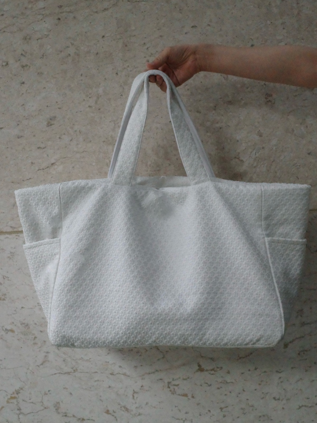 flower jacquard bag 