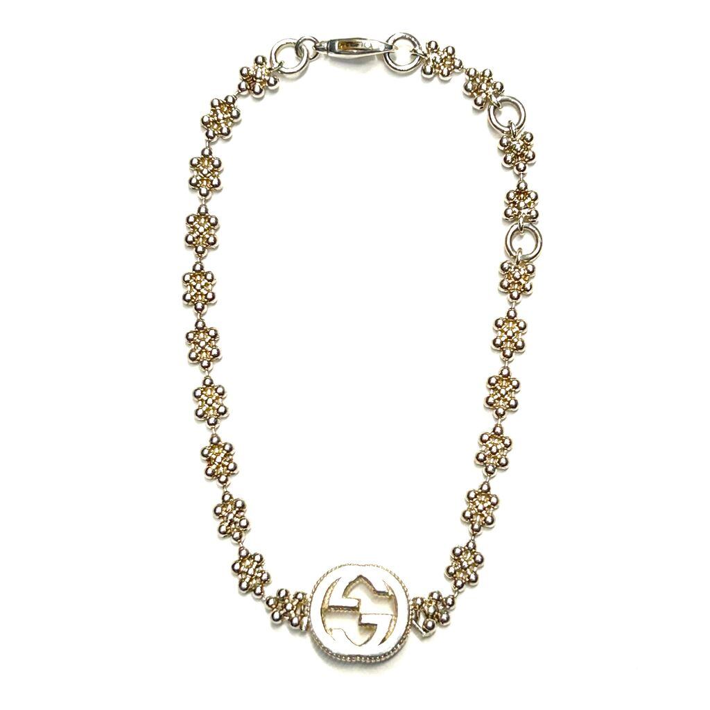 GUCCI インターロッキングG フラワー ブレスレット GUCCI グッチ Interlocking G Flower Bracelet ブレスレット シルバー