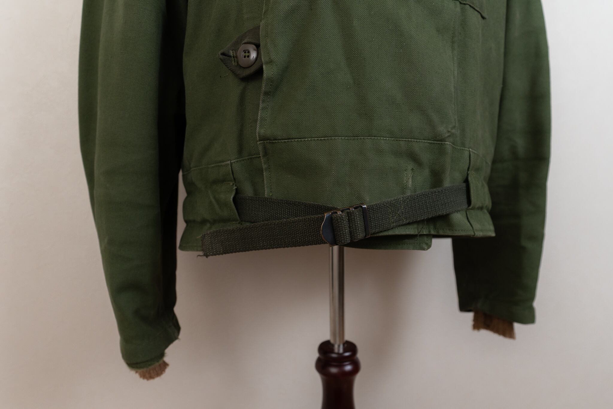 肘ダメージ品 60-70's Swedish Army Motorcycle Jacket 