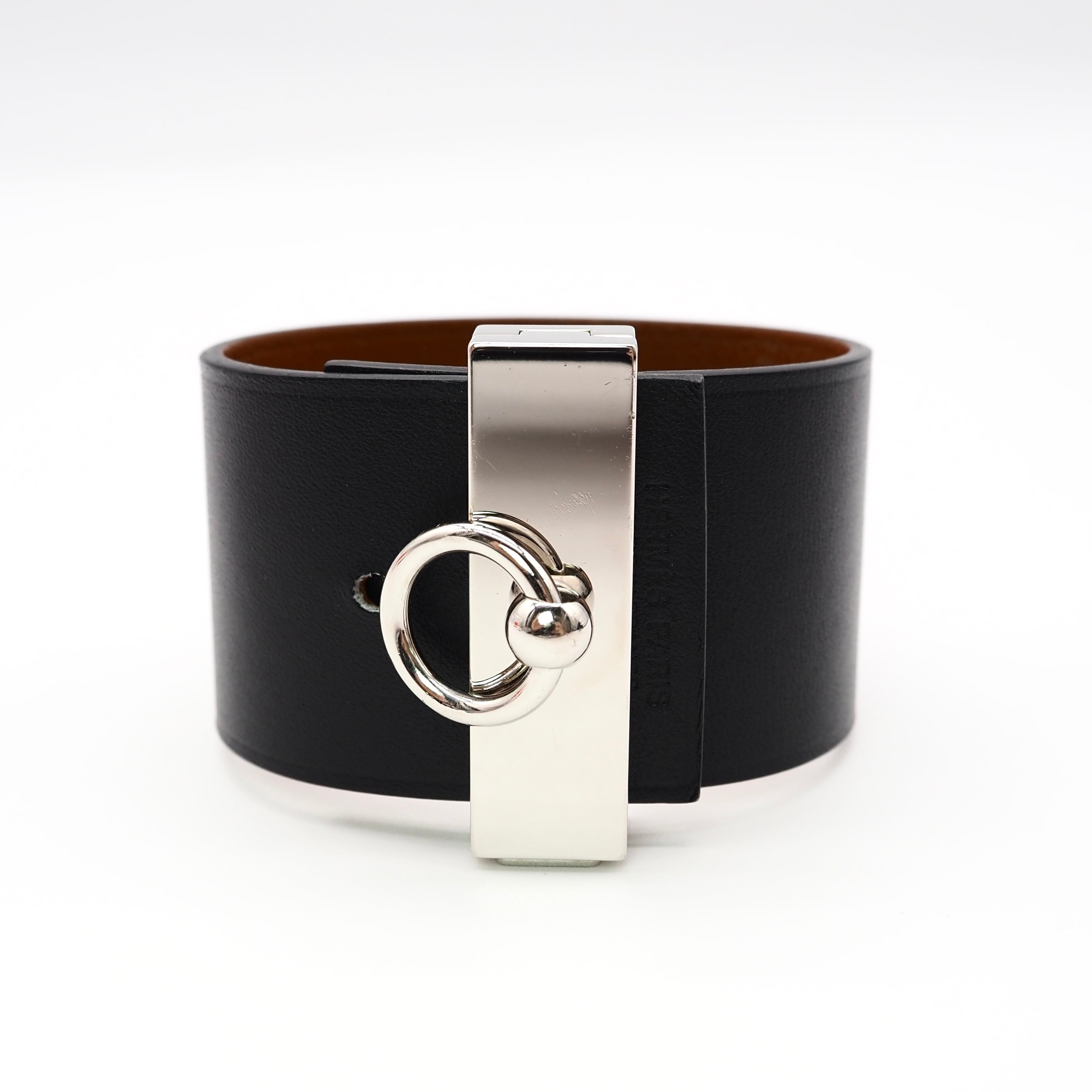 HERMES レザー ブレスレット ブラック エルメス | 2122TOKYO