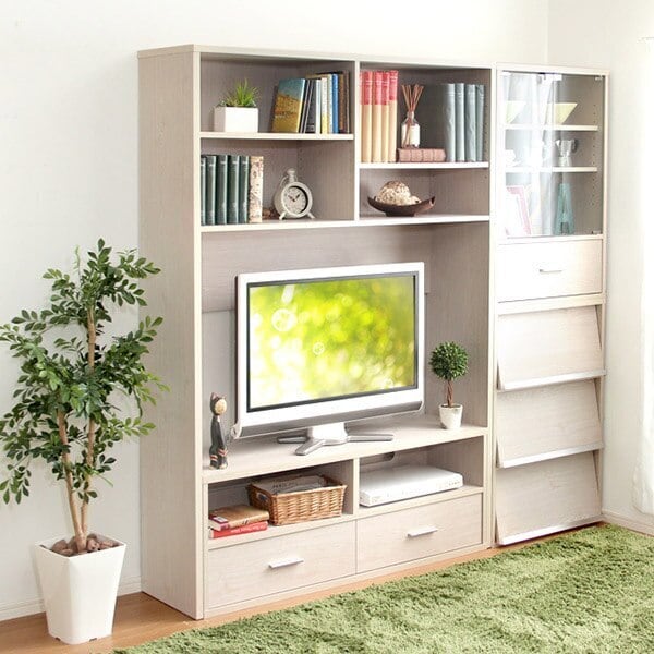 収納家具DEALS-ディールズ-ハイラック収納家具 壁面収納 TVボード ハイ 