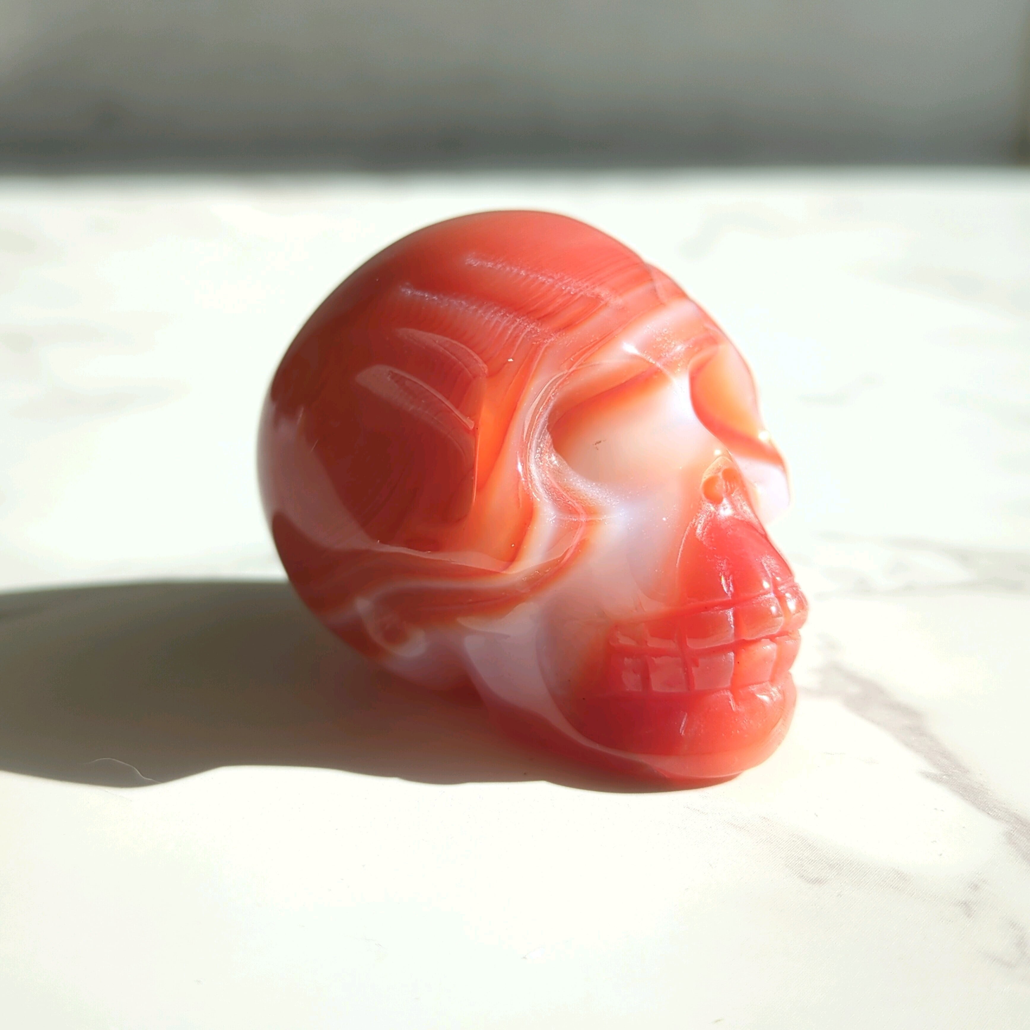 ドゥルージーカーネリアンのハート No.3 | ほしあかり 天然石のお店