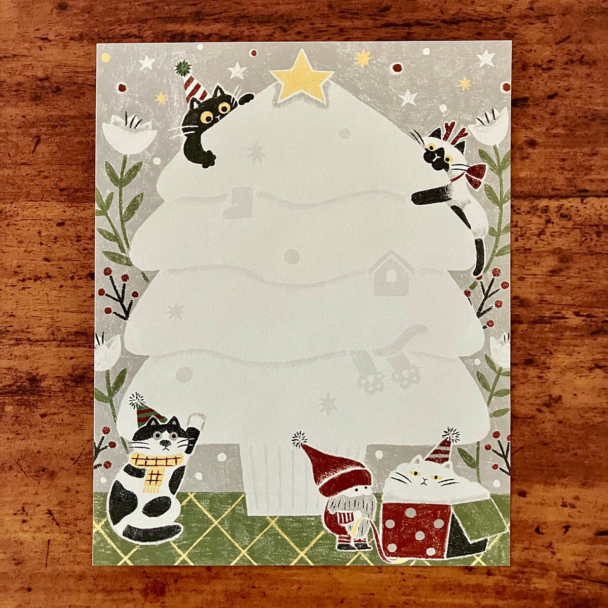 cats' christmas＊Letter writing set＊レターセット | 猫文具専門店＊れんこん社