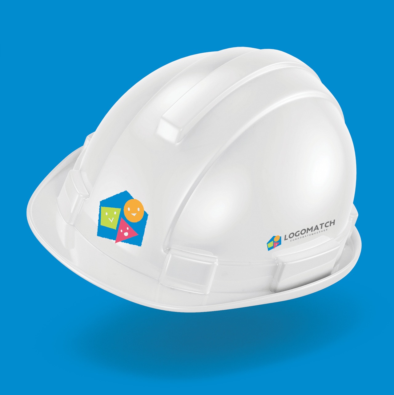 ◯△□の笑顔集う家のロゴ