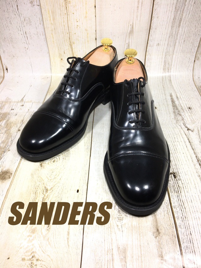 未使用品 SANDERS サンダース ストレートチップ UK6H 25cm