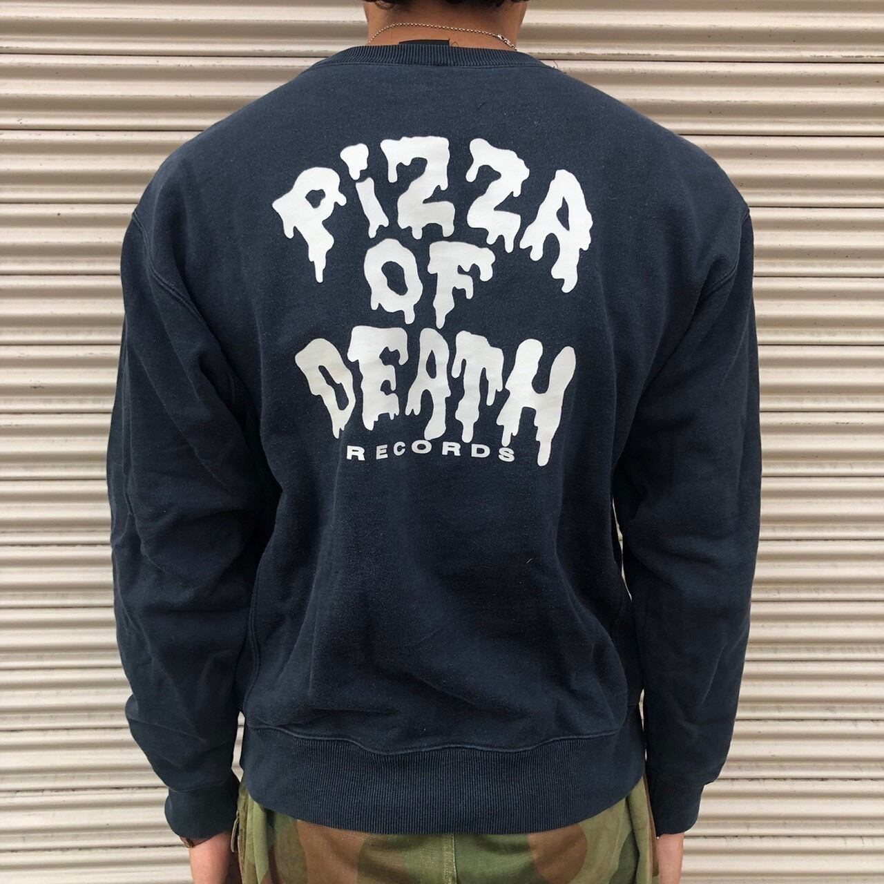 pizzaofdeath トレーナー L 黒 pizza of death スウェットピザオブデス