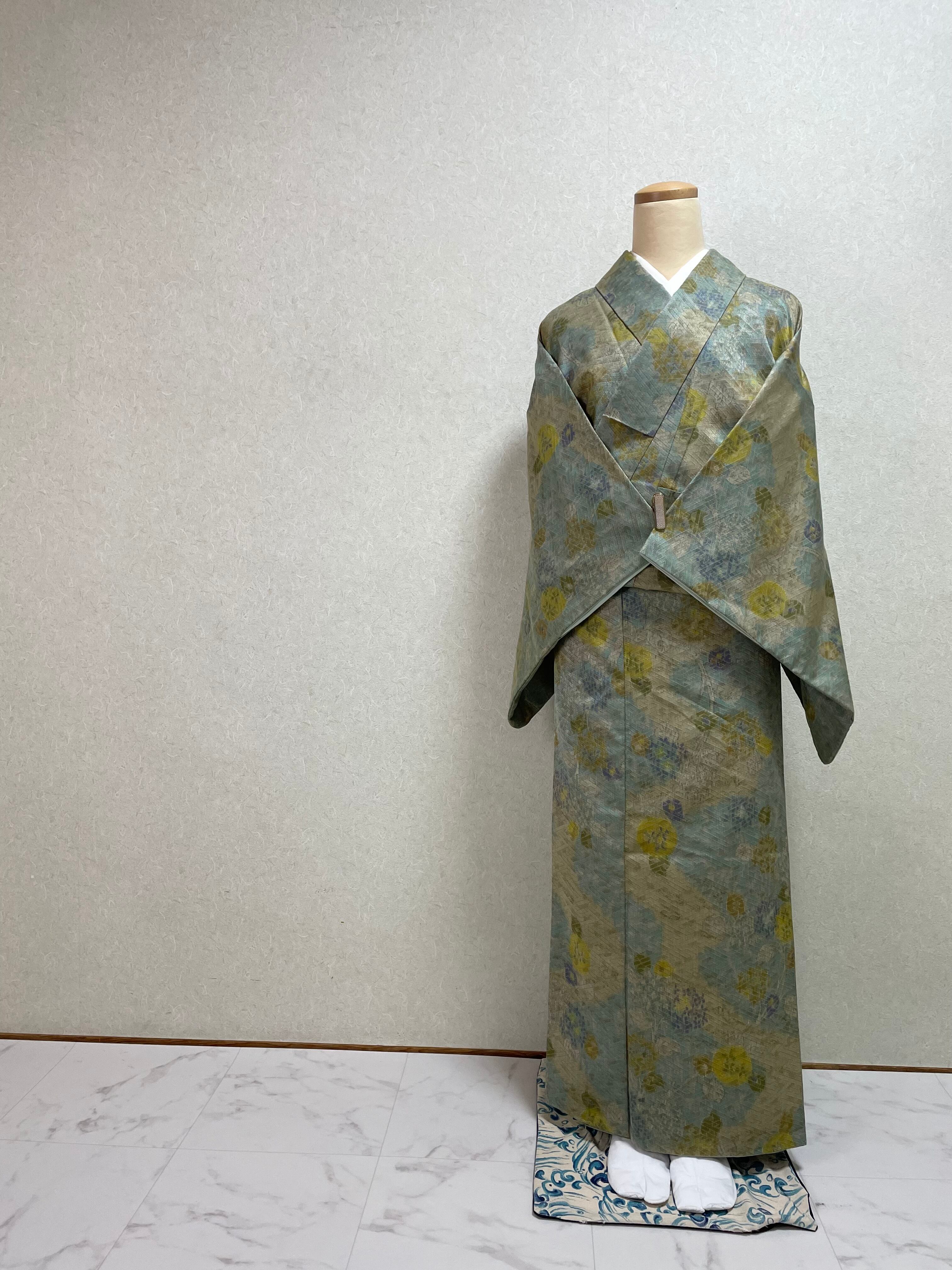 エジプシャン 着物 小紋