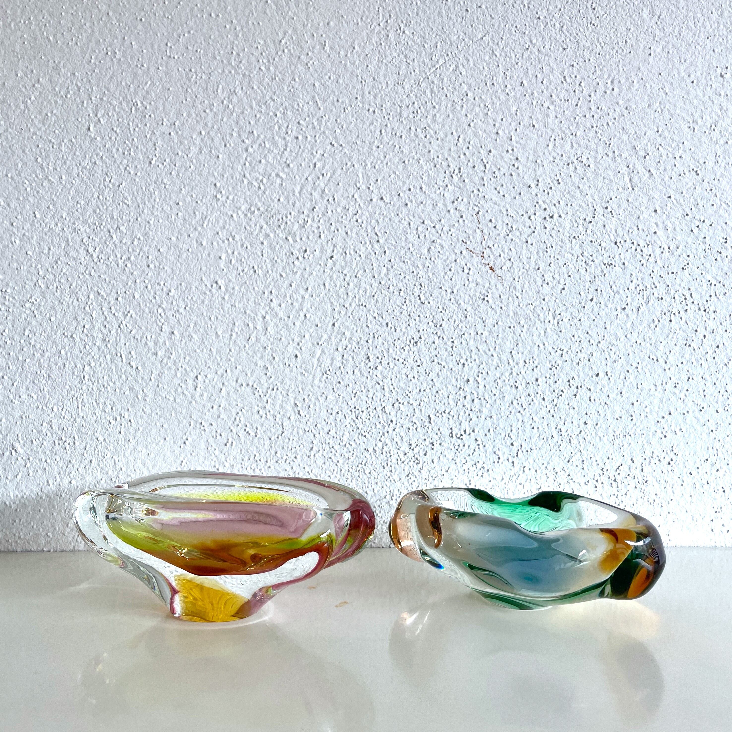 【超希少/レア物】　EXBOR チェコスロバキア　グラス ガラス オブジェ