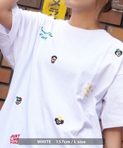 \SALE/◆飛び刺繍 ルーズTシャツ◆sb-g1263132q