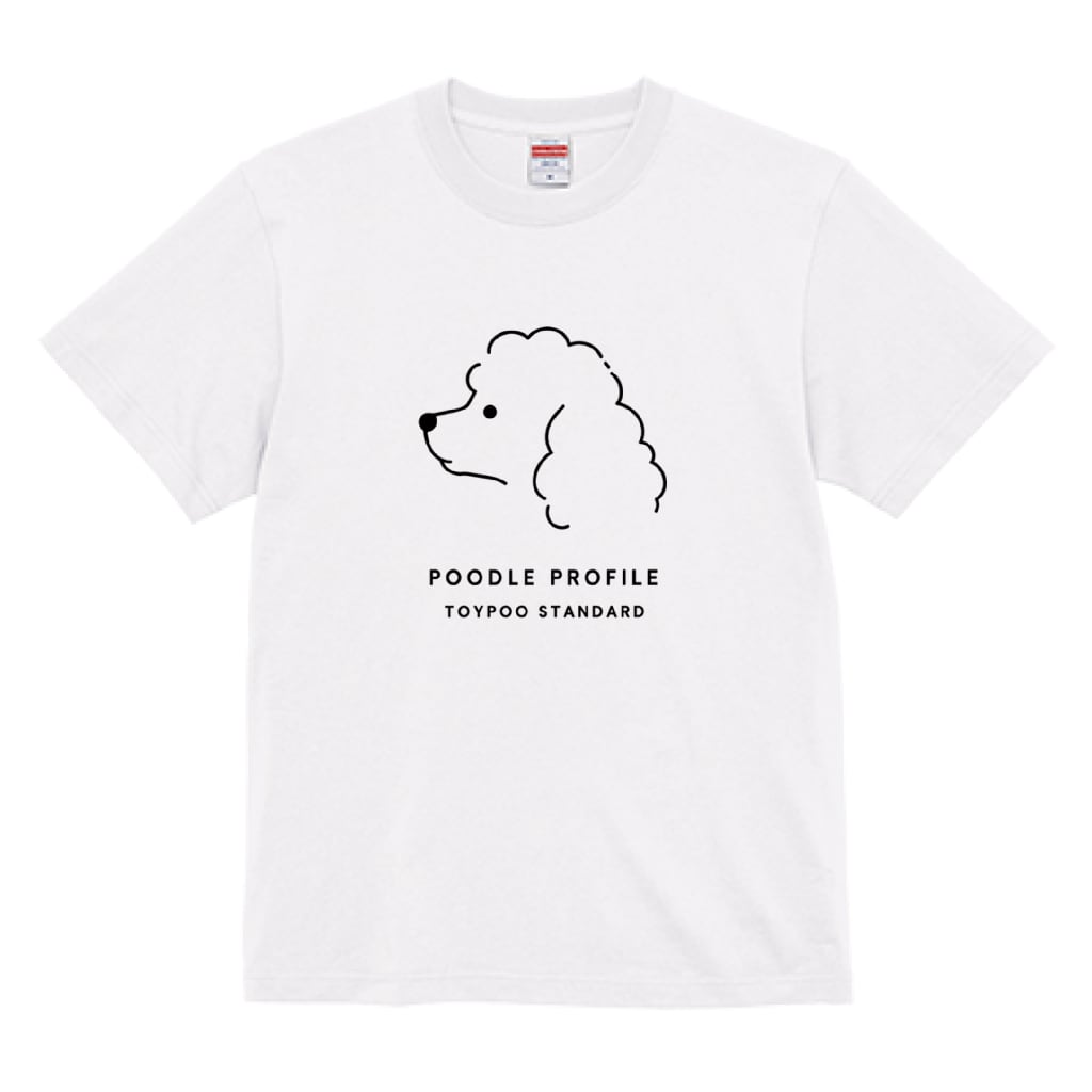 POODLE PROFILE|Tシャツ