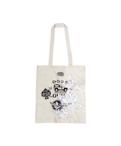【直営限定ITEM】TYPE-A COOLA レース×パッチトートバッグ (IVORY) CQ-49512H