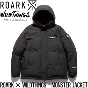 2023年モデル ダウンジャケット THE ROARK REVIVAL ロアークリバイバル ROARK × WILDTHINGS - MONSTER JACKET RJJ970 BLK 日本代理店正規品L