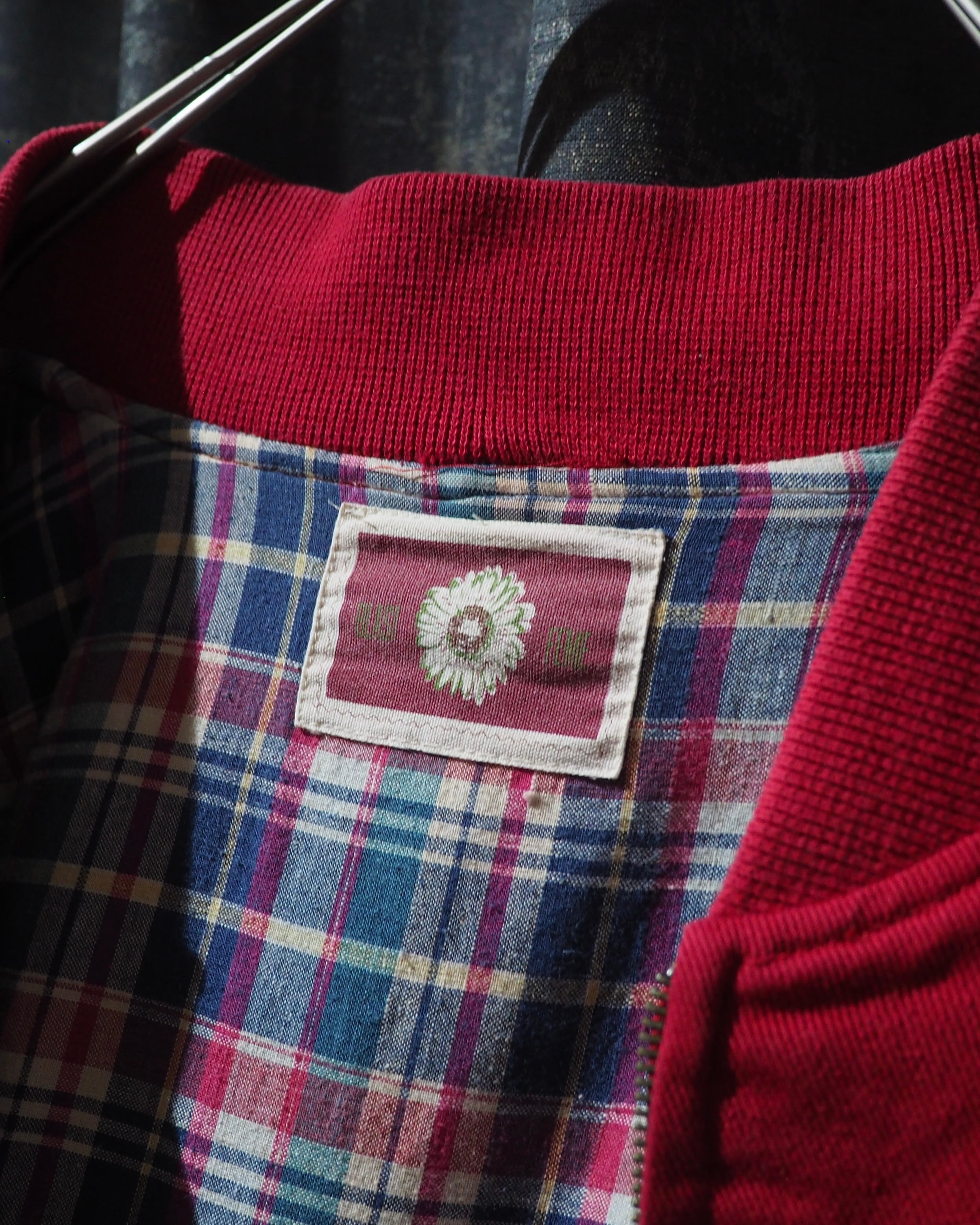 1980 - 90s Cute Teddy Bear × Flower Patchwork Embroidery Vintage Flight Jacket