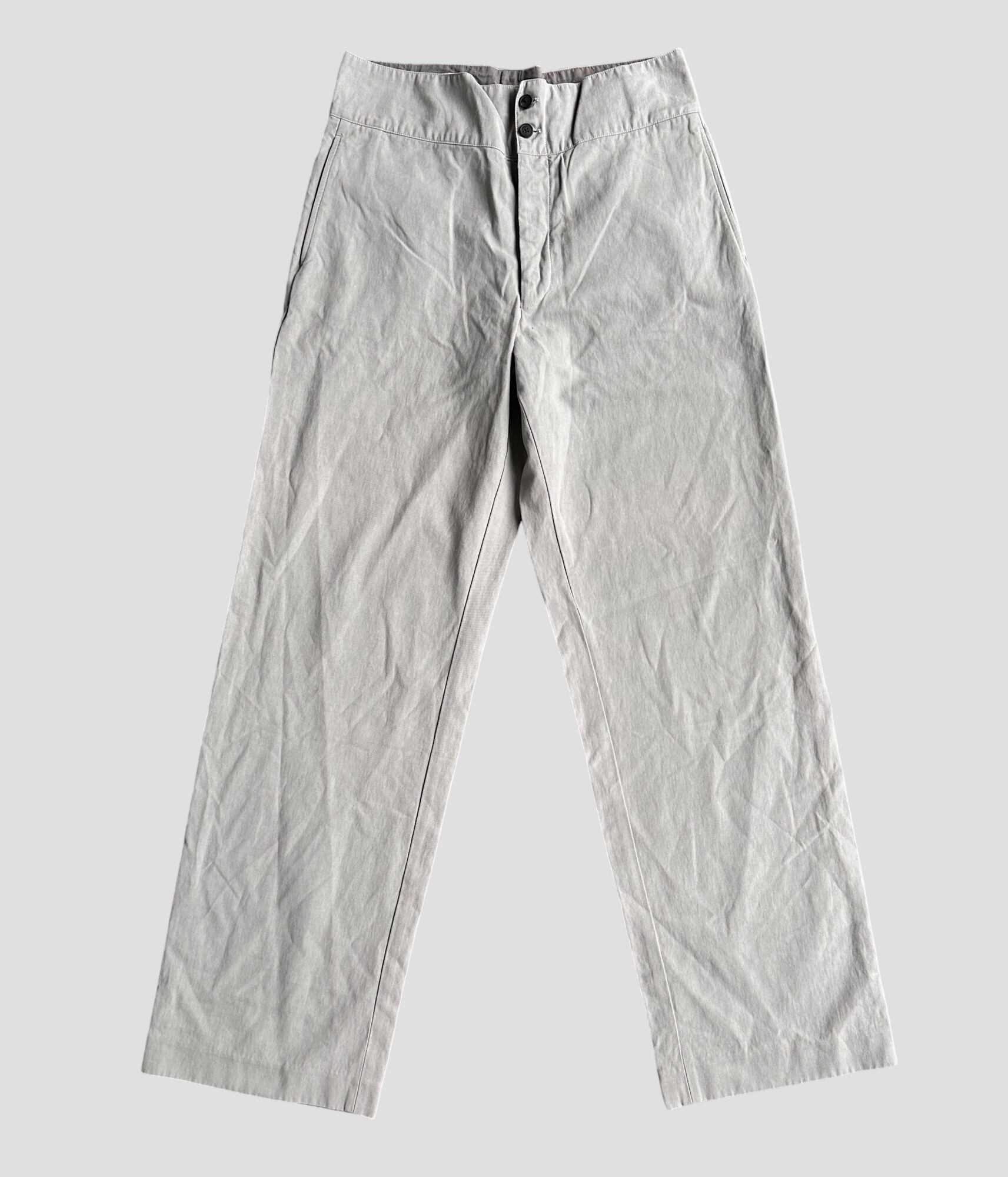 Dries van noten 90s cotton trousers 48
