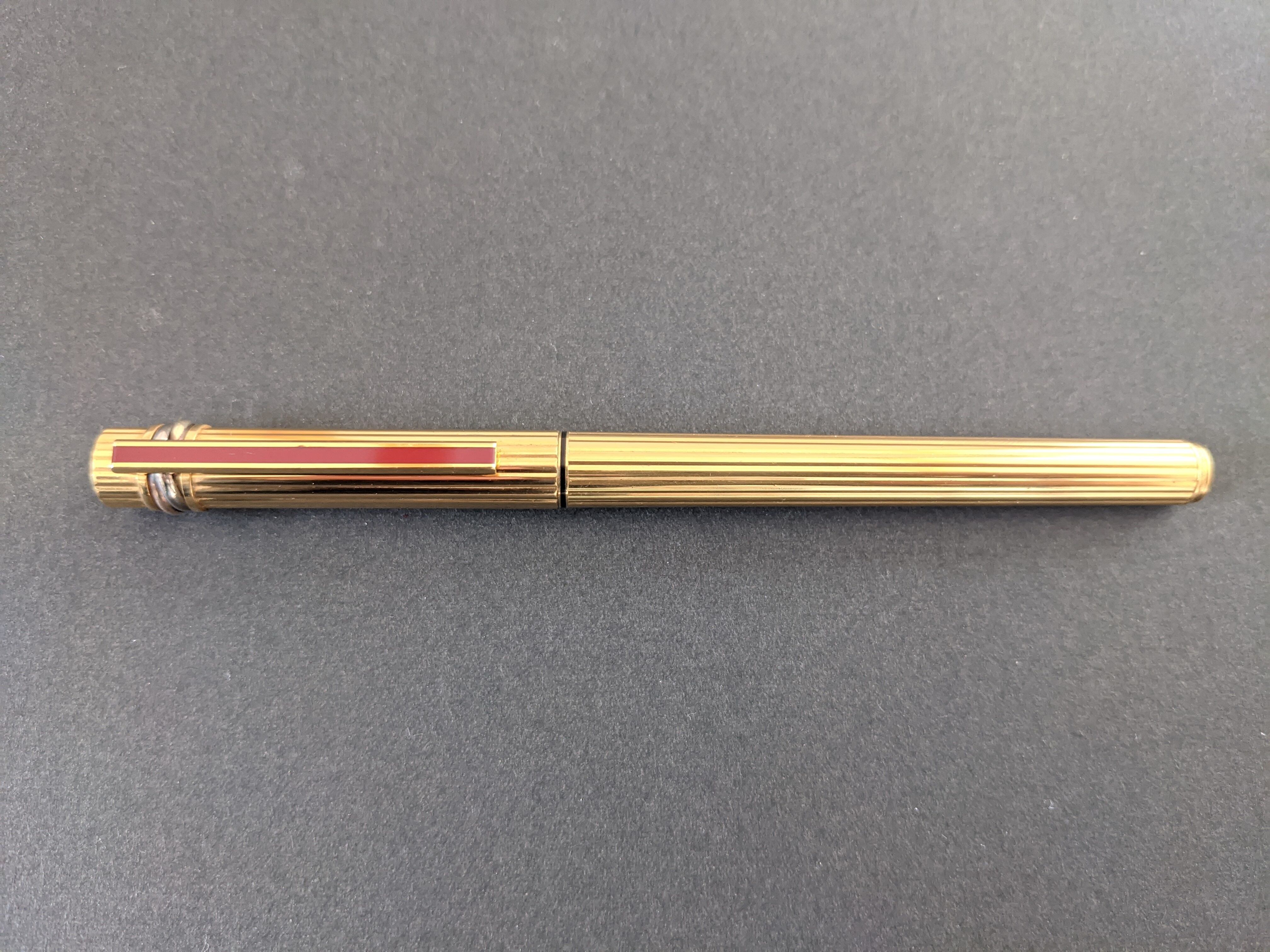 80s カルティエ トリニティ Cartier （細字） 18K 02415 | 川口明弘の