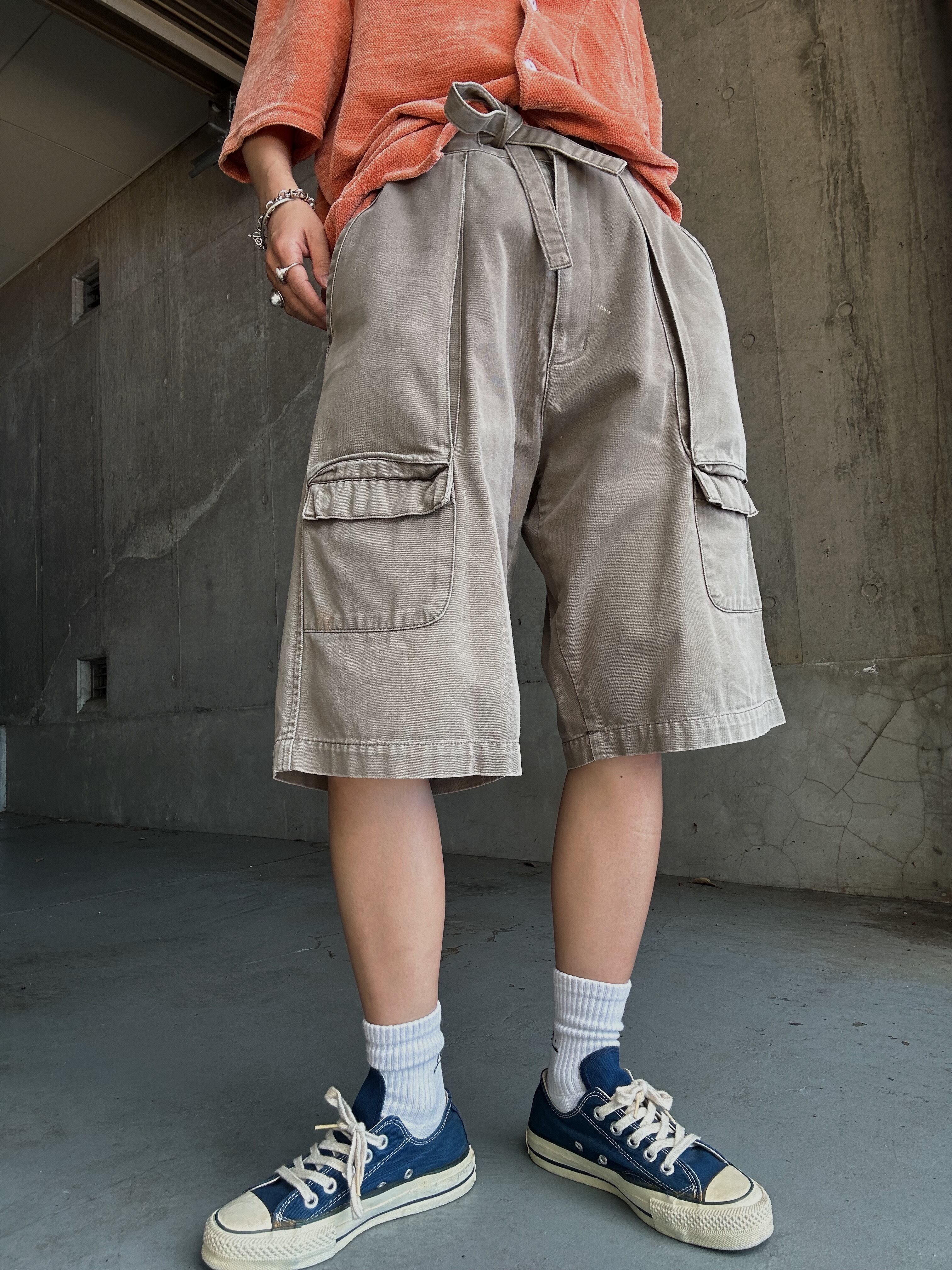 (PT381)Old vans half cargo pants