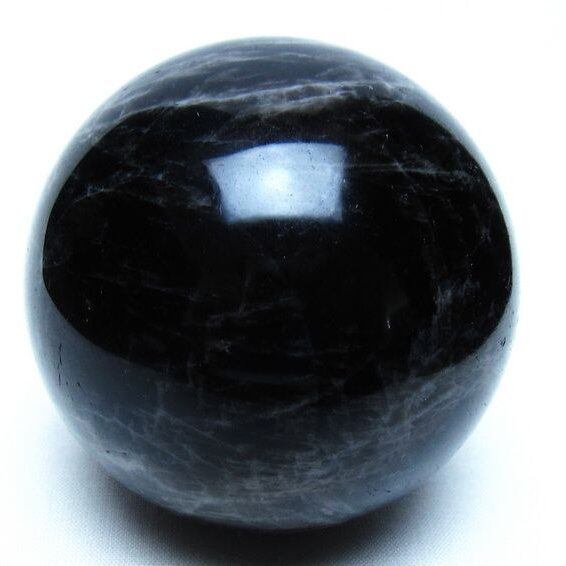 モリオン 黒水晶 丸玉 70mm 一点物 151-9478