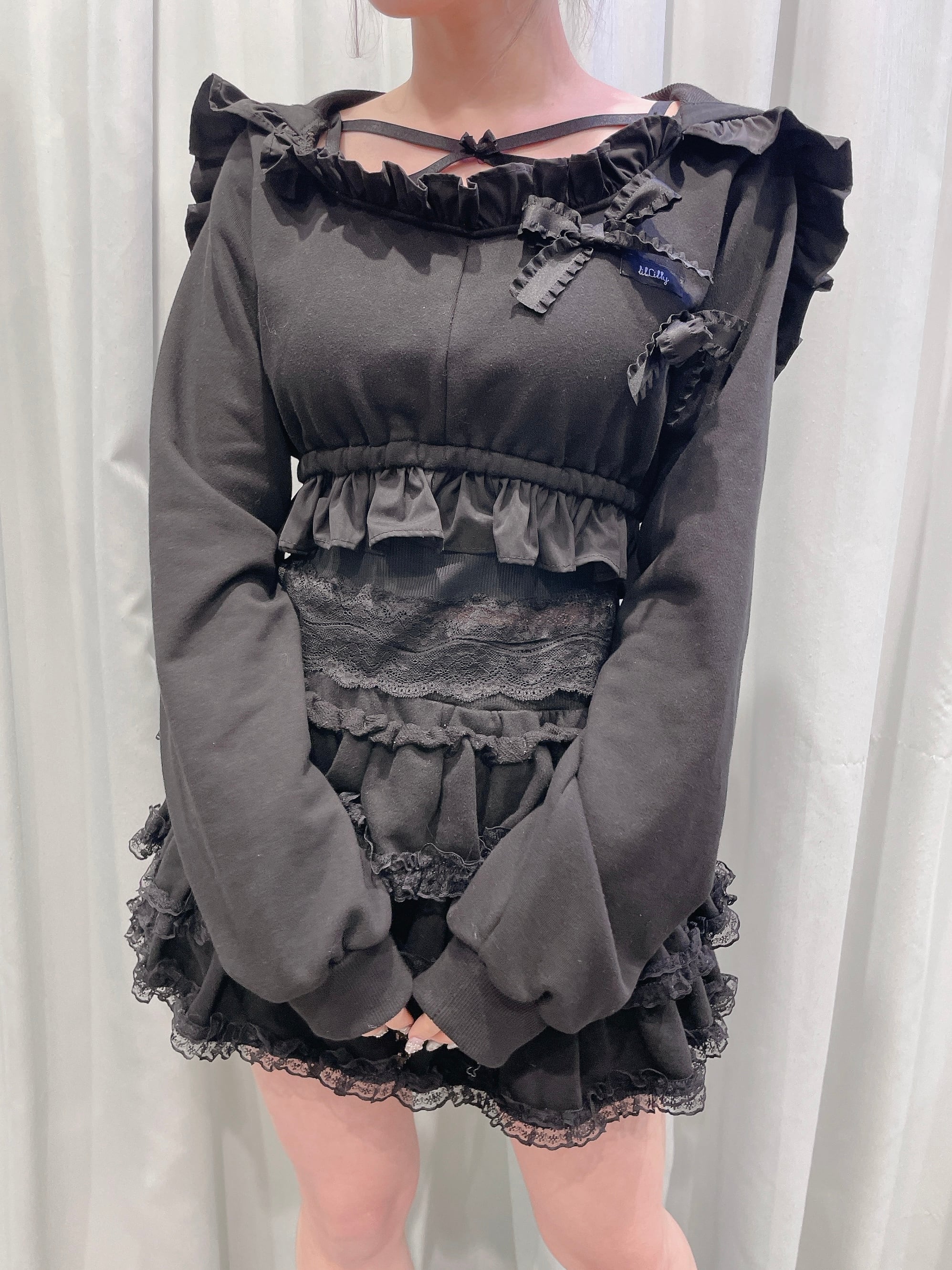 S/S フリルスウェットパーカー | lilLilly official webstore