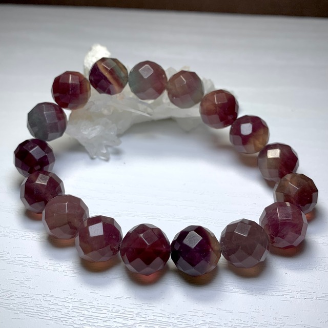 レアカラー・変わった色合い☆ フローライト ブレスレット