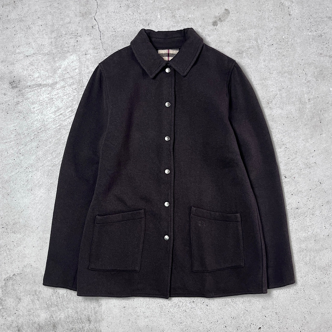 BURBERRY LONDON バーバリー ニット ウールジャケット レディース?相当 