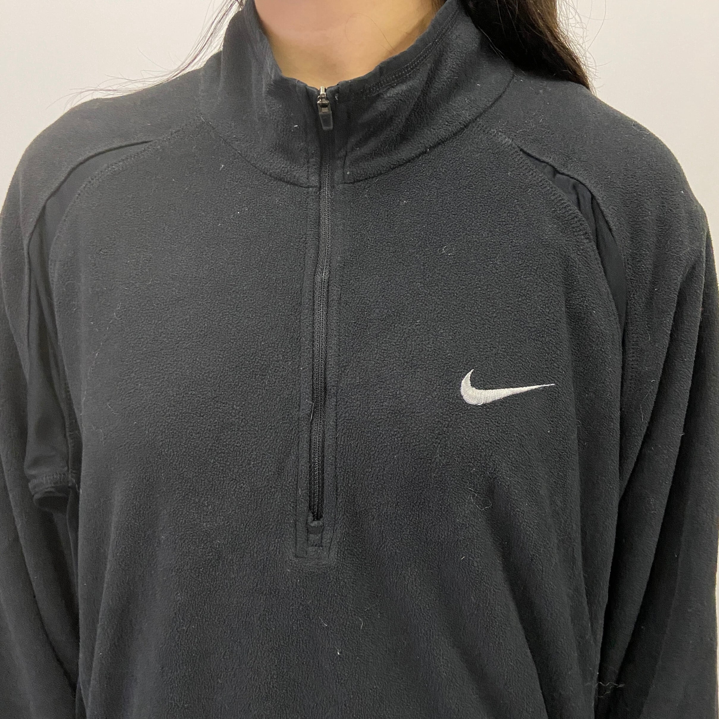 NIKE ナイキ THERMA-FIT 切替 ハーフジップ フリースジャケット メンズ