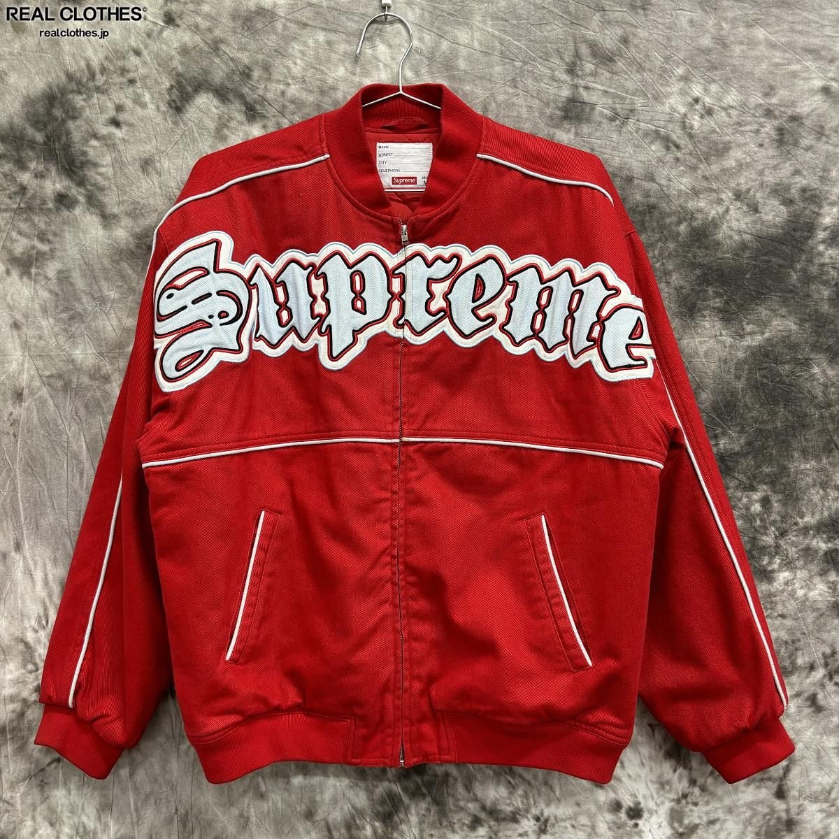 美品】シュプリーム オールド イングリッシュ ジップ 仕切っ バー 
