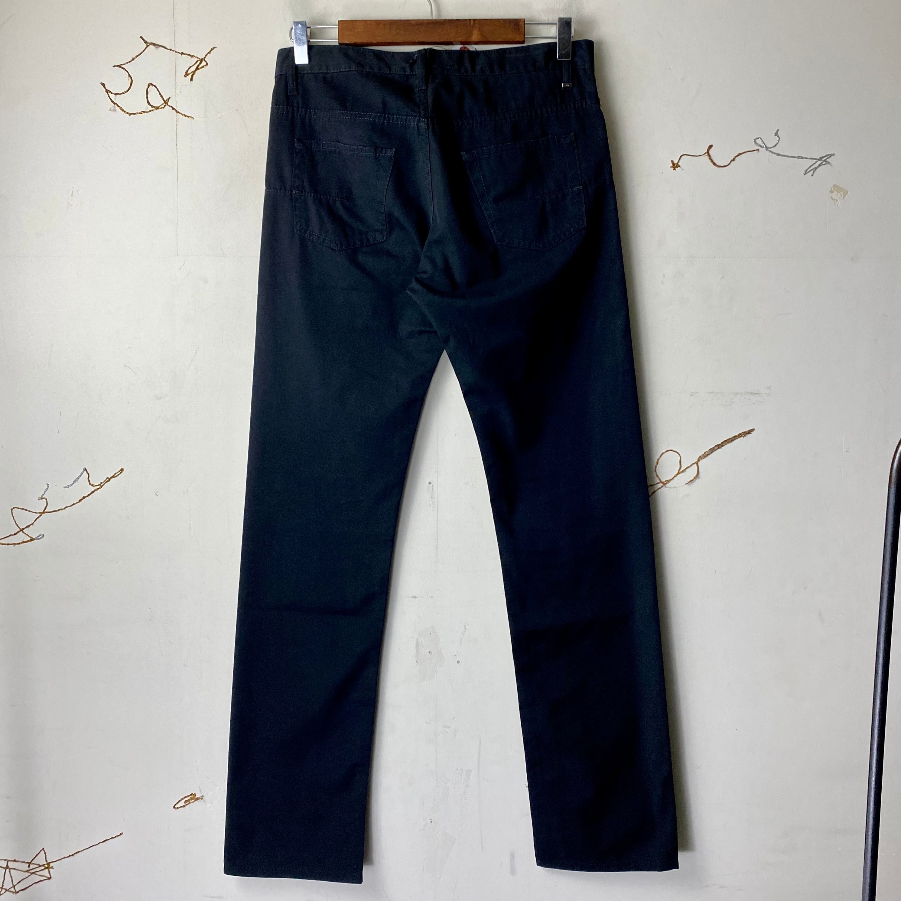 2005SS DIOR HOMME black slim pants | NOIR ONLINE