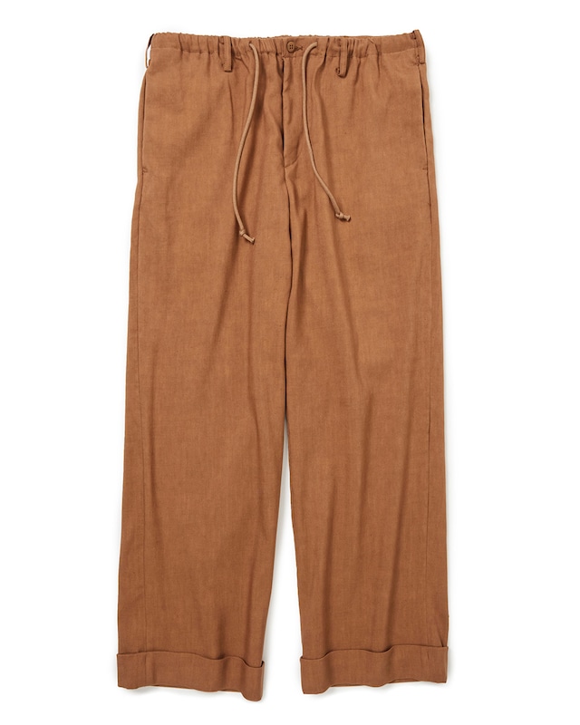 Just Right “Easy Piped Stem Trousers” Brown