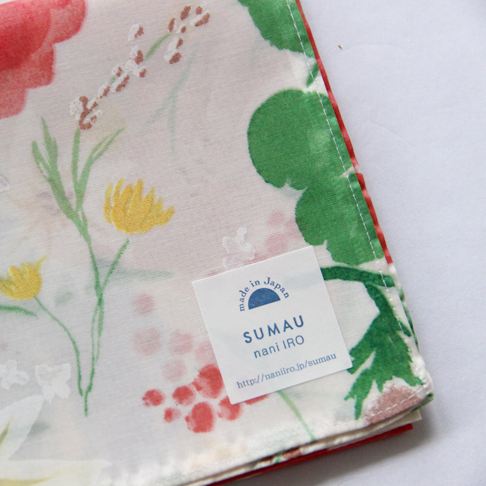 nani IRO | 綿シルク大判ハンカチ / rakuen | 装いの庭