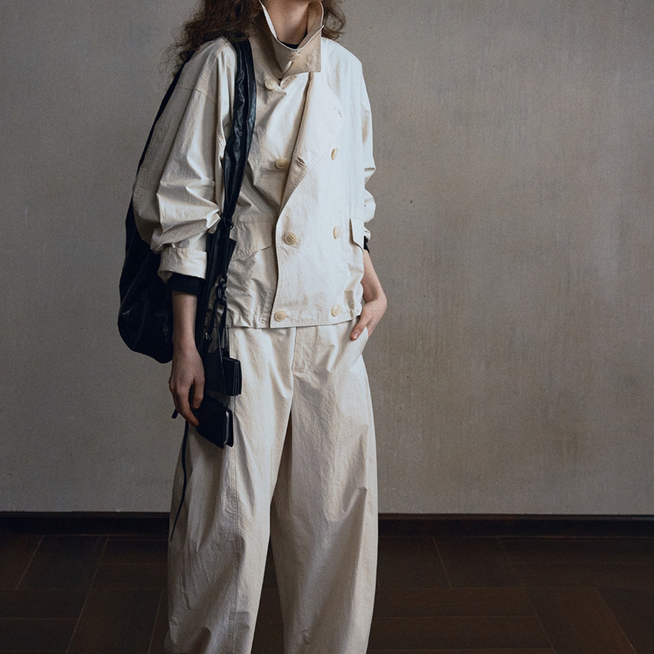 Drop Shoulder Shirt Jacket【3color】 T4359