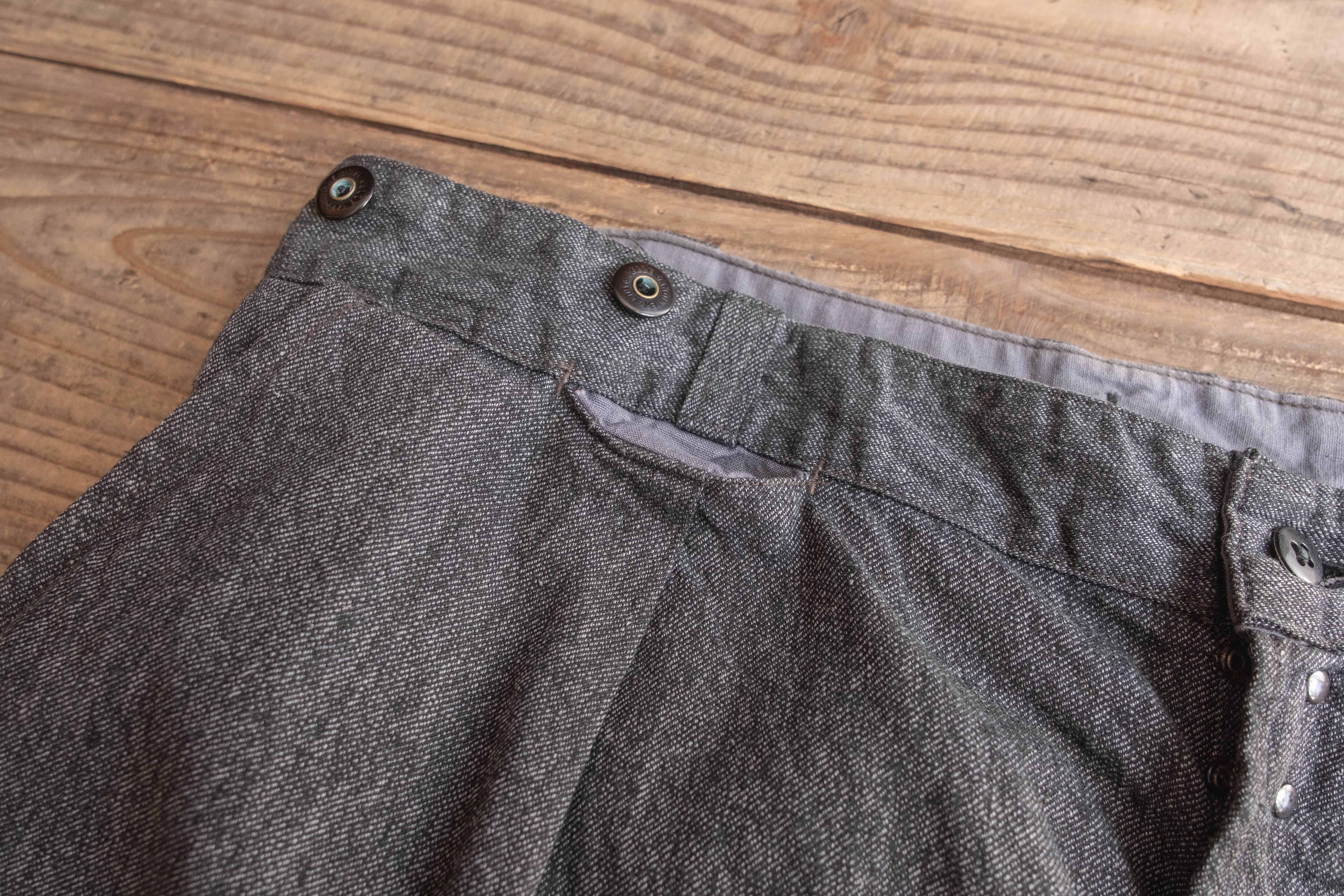 1940-50s Au Molinel フランス シャンブレーパンツ 14 | militaria