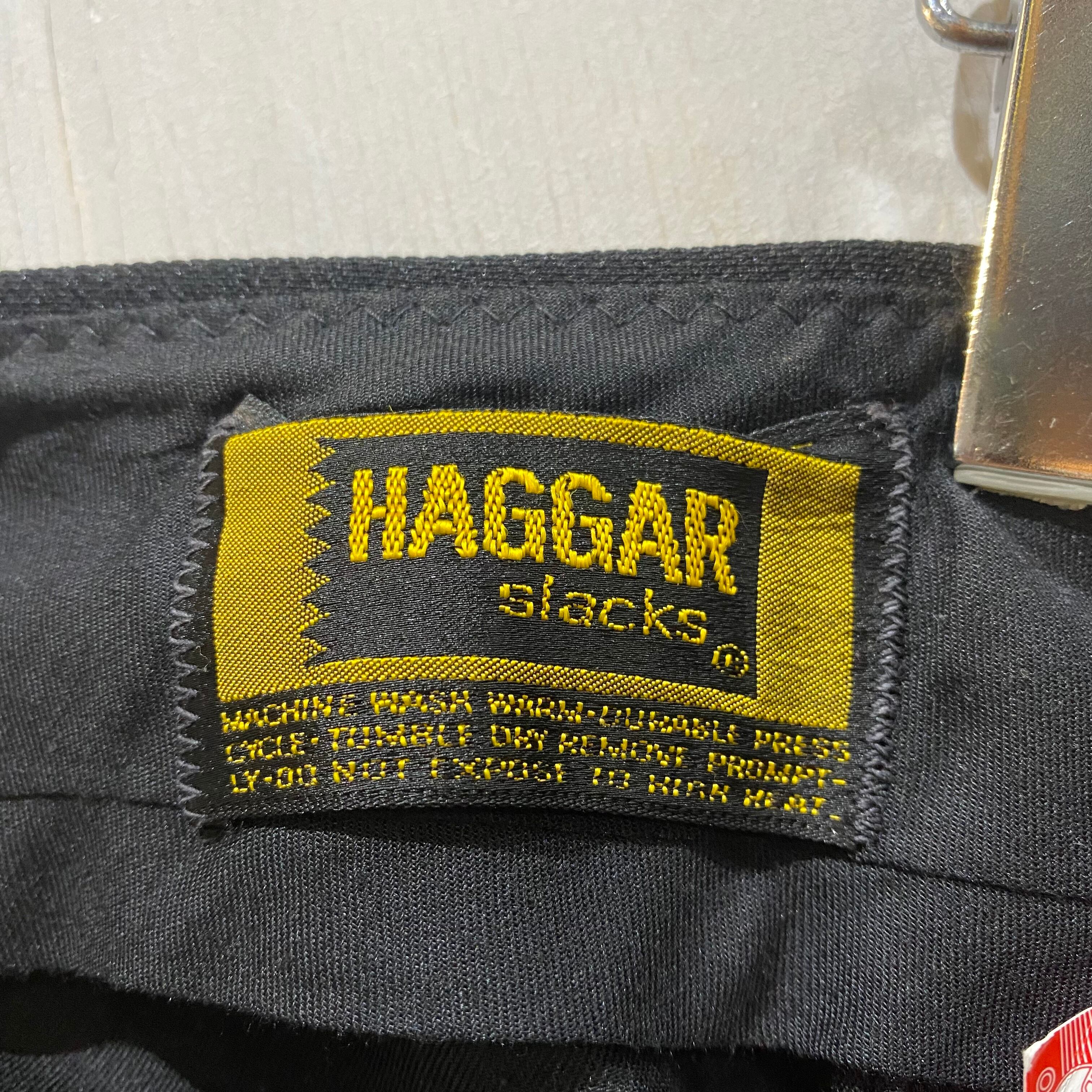 70~80年代 HAGGAR salcks スラックスパンツ メンズw33 ヴィンテージ /eaa333694