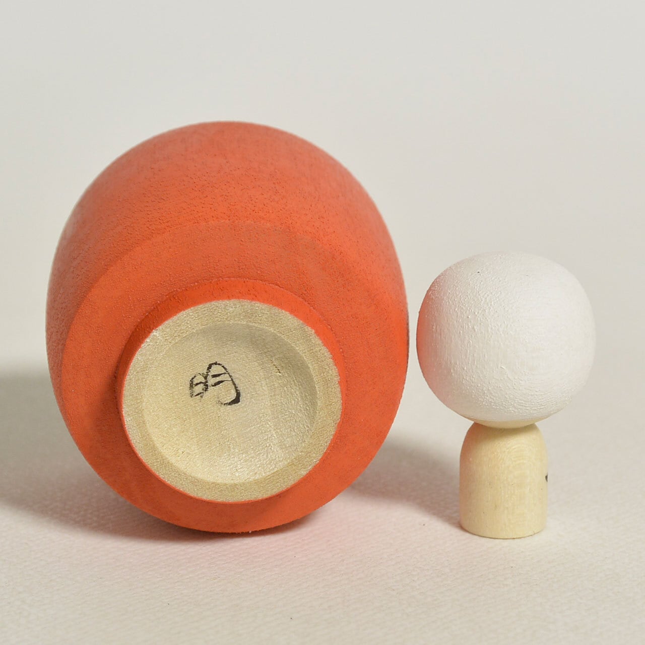 おしるこちゃんこけし 約1.5寸 約4.5cm 鈴木明 工人（作並系）#2381