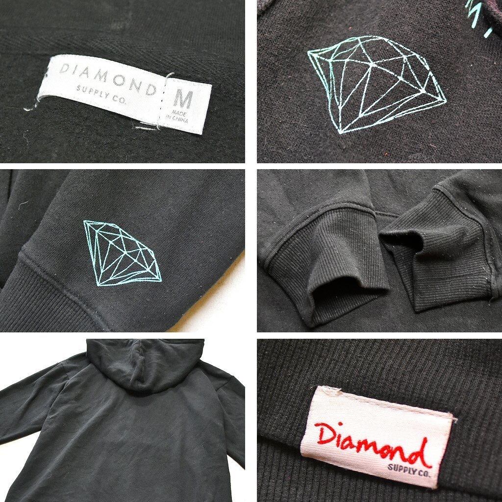 DIAMOND SUPPLY CO. プリントスウェット 大きいサイズ アメカジ ネイビー (メンズ XL)   O2835