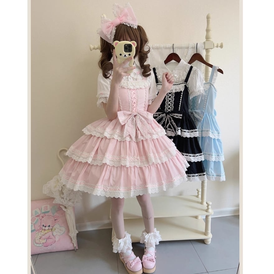 ゴスロリ通販 With U ゴスロリ ボンネット フリル ベビードール 地雷系