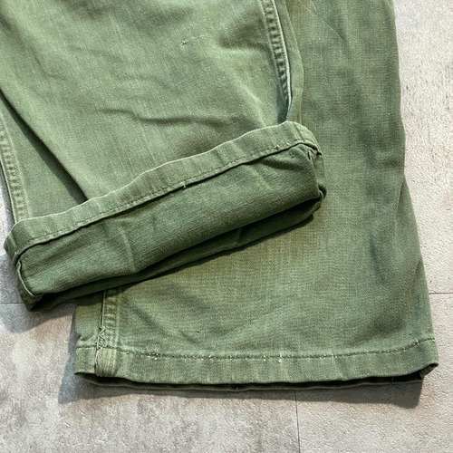 60s アメリカ軍 実物 OG-107 ベイカーパンツ 詳細写真5