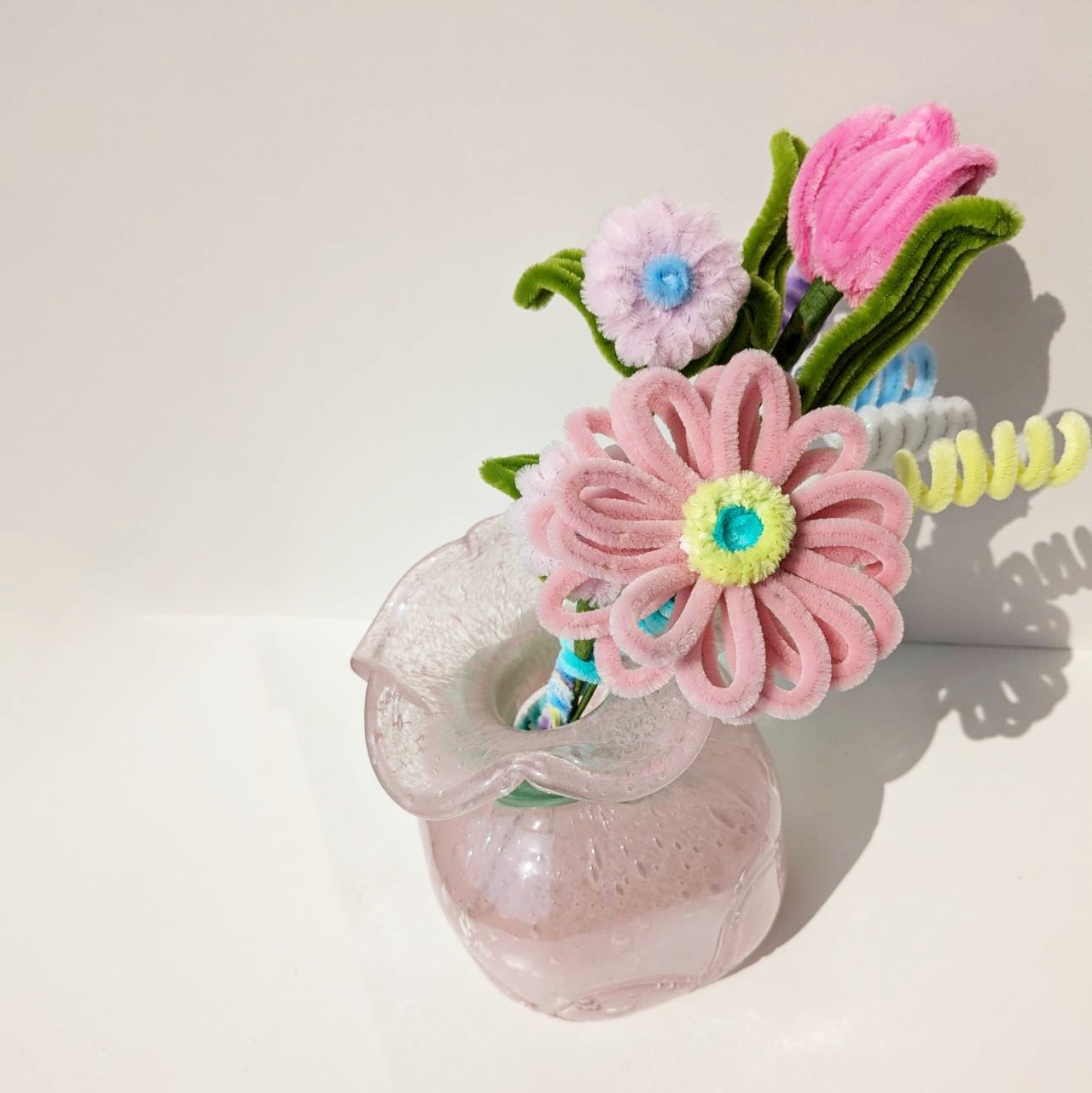 flower vase 【pink ribbon ﾋﾟﾝｸﾘﾎﾞﾝ】【Sサイズ】花瓶／フラワーベース - 3